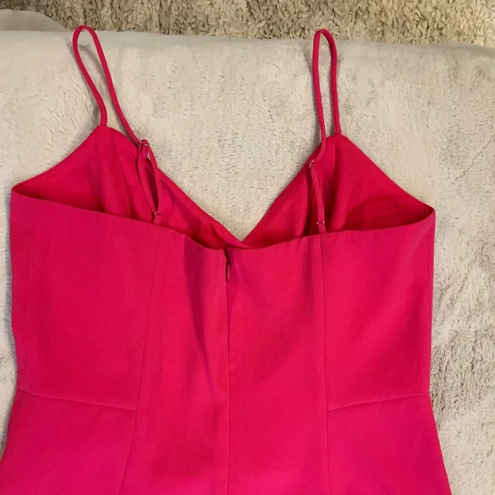 JCrew Pink 8 Adjustable Strap Dress Wedding Guest Adjustable Straps Date Coastal